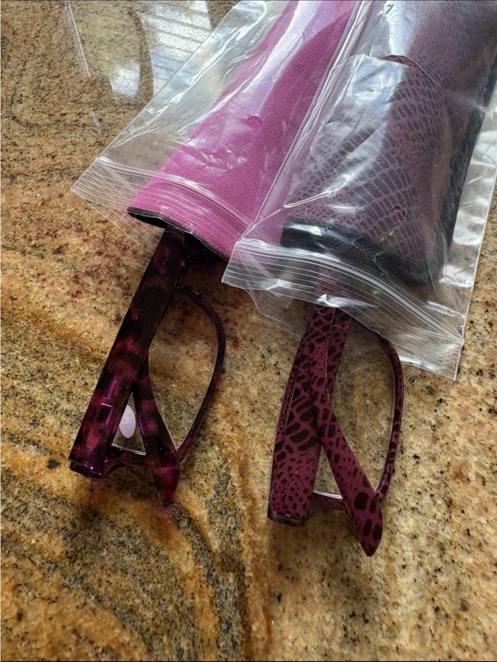 Eyekepper +1.00 Readers Purple Animal Print & Pink Tortoise